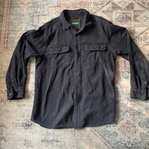 Outdoor Life Men's Plaid Flannel Button up Shirt L Long Sleeve